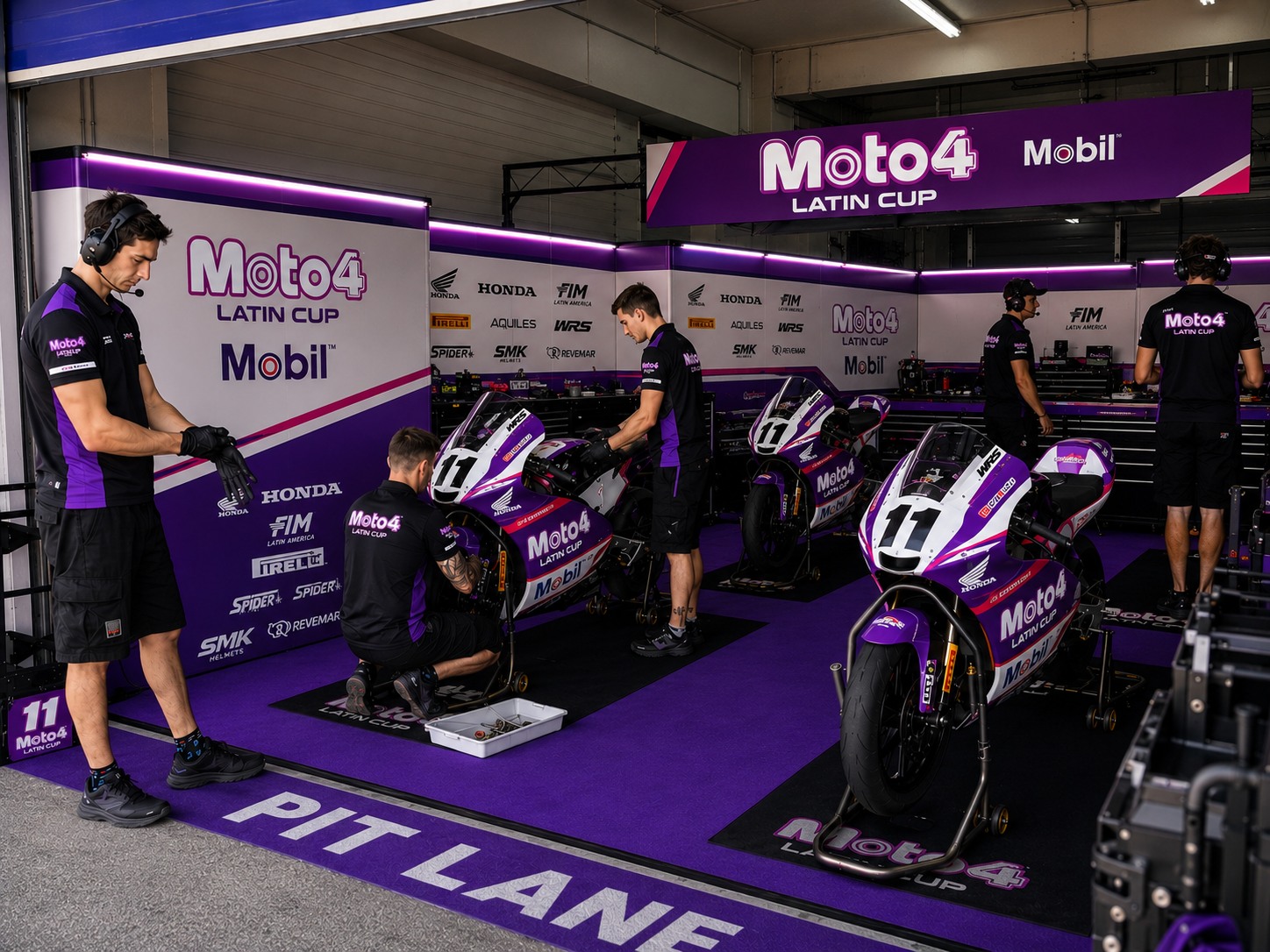 Team Latin Mobil · box oficial