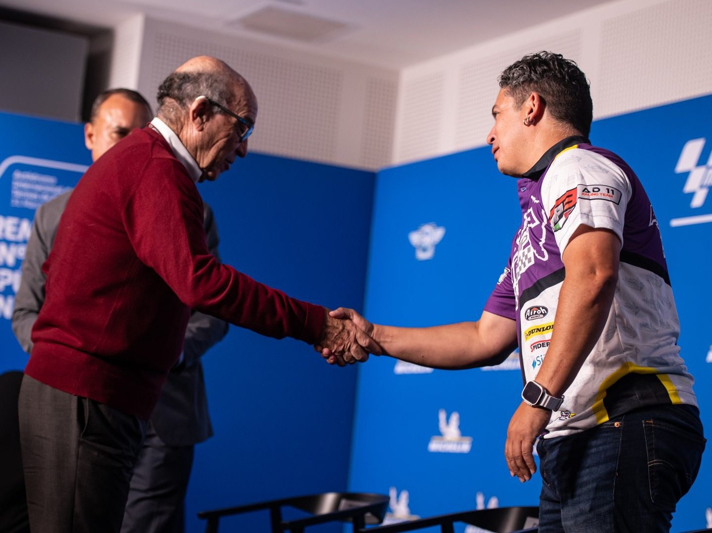 Carmelo Ezpeleta y Antonio D'Angelo